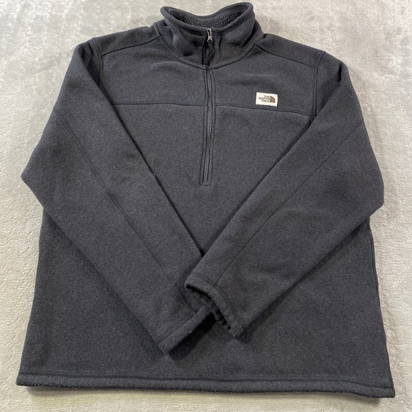 The North Face Other - The North Face Gordon Lyons 1/4 Zip Fleece Sweater Mens XL Grey School Outdoor